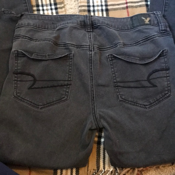 American Eagle Black Jeggings Size 10S - Picture 3 of 6